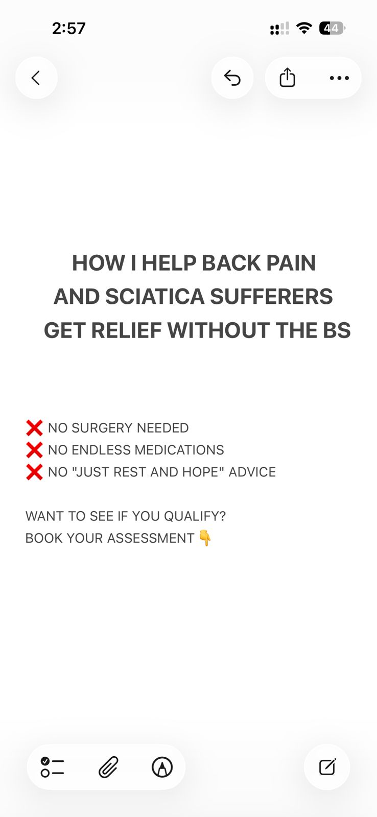 SHIFT Chiropractic Facebook ad from Dec 26, 2025