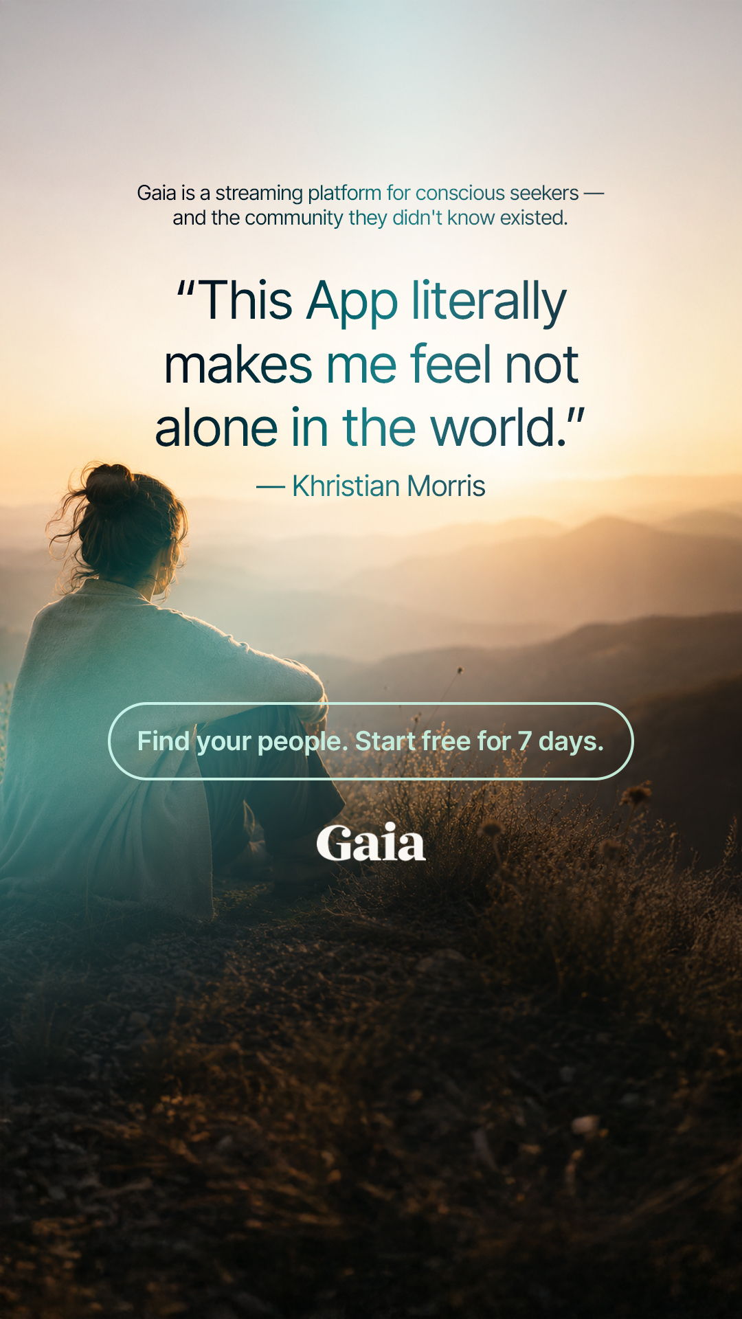 Gaia Facebook ad