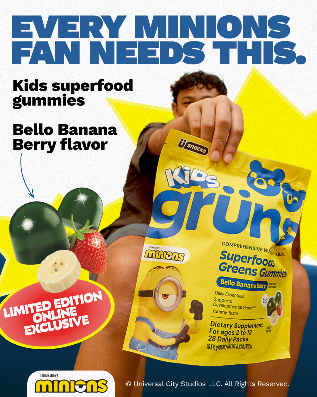 Grüns Kids Facebook ad