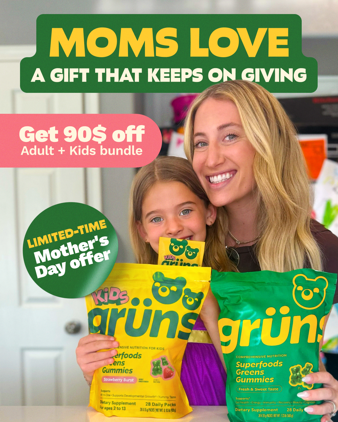 Grüns Facebook ad