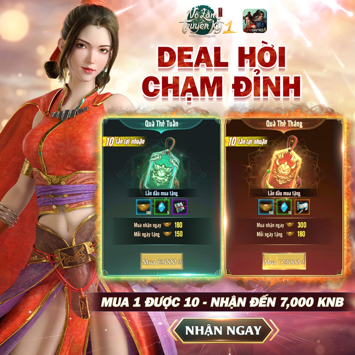Võ Lâm Truyền Kỳ 1 Mobile Facebook ad