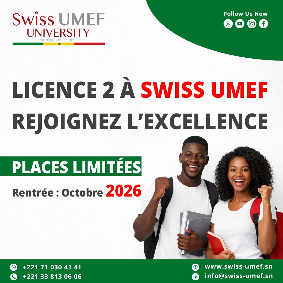 SWISS UMEF University - Campus Dakar Facebook ad