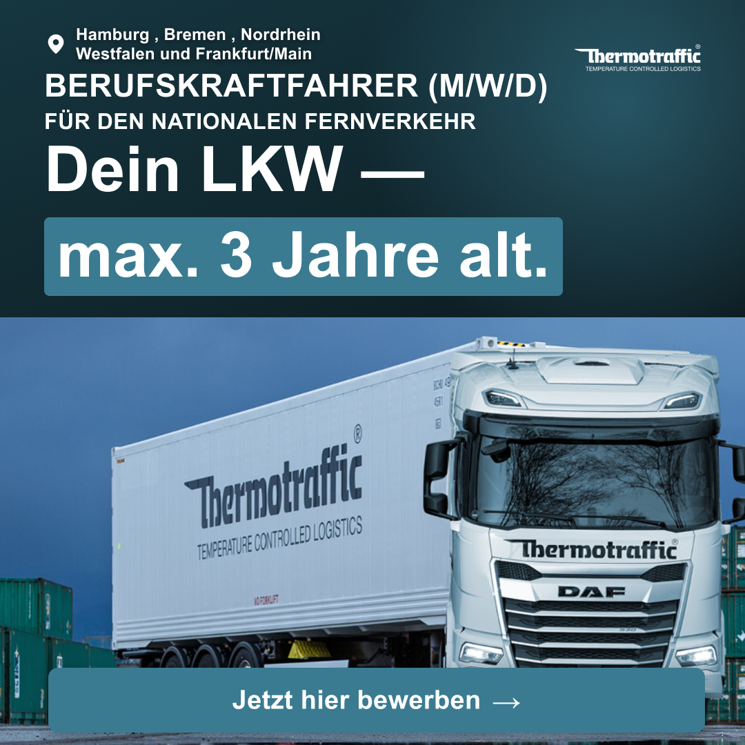 topjobs-logistik.de Facebook ad: Dein LKW. Dein Arbeitsplatz.