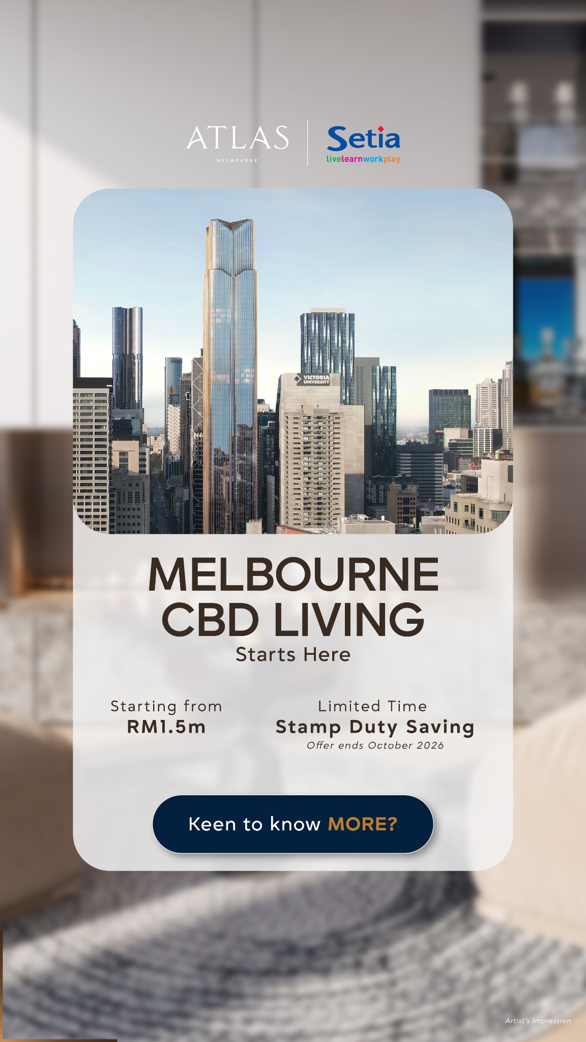 Atlas Melbourne Facebook ad from May 10, 2026