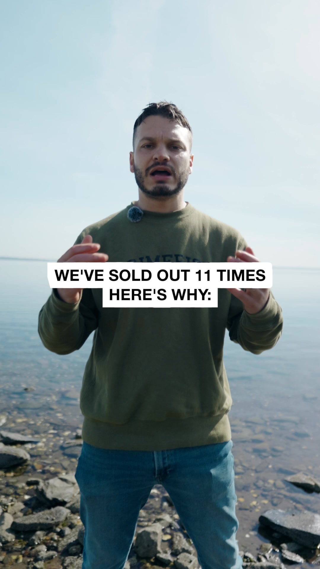 PrimeFish Seafood Co. Facebook ad: SOLD OUT 11 TIMES.
