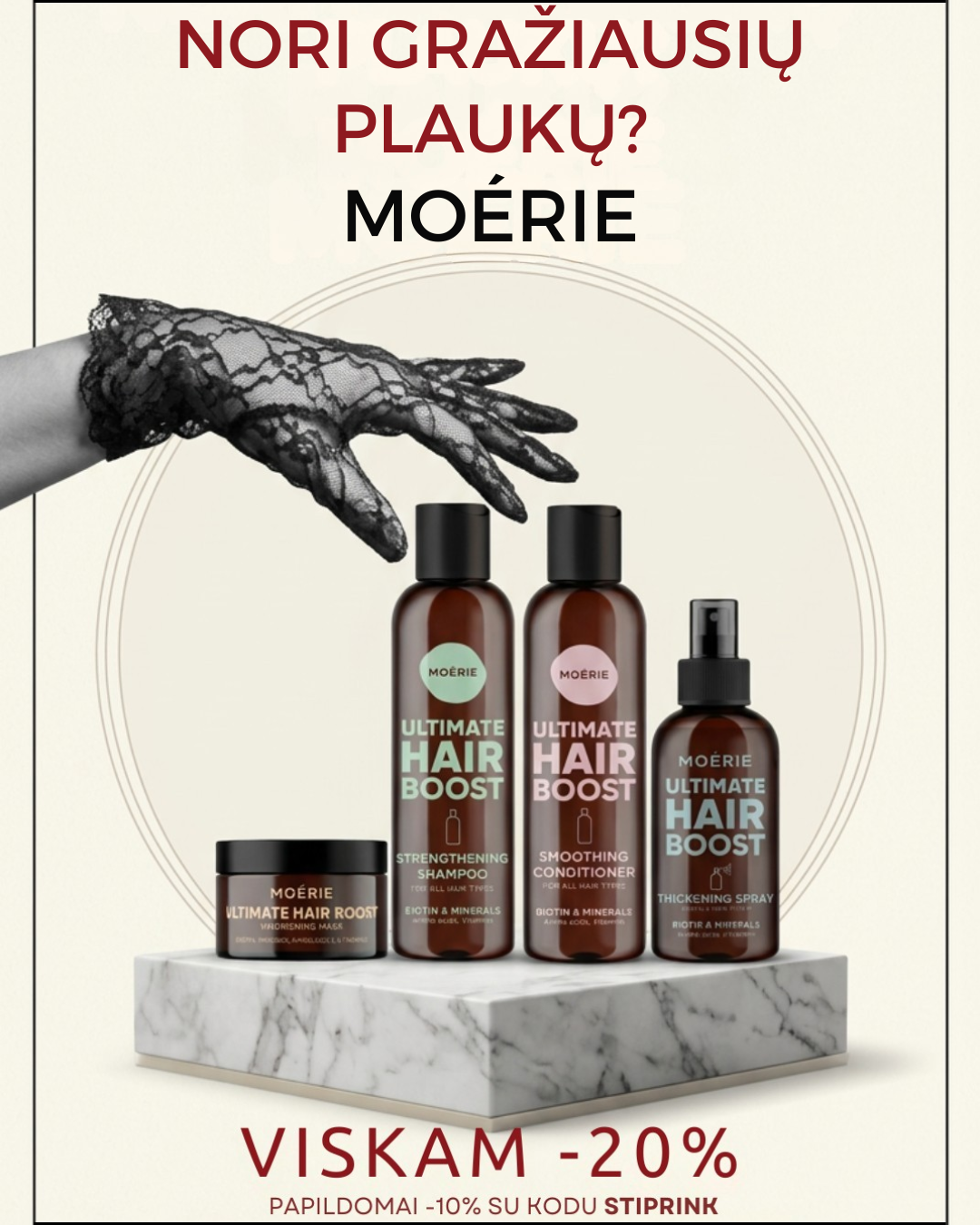 Moérie Beauty Facebook ad