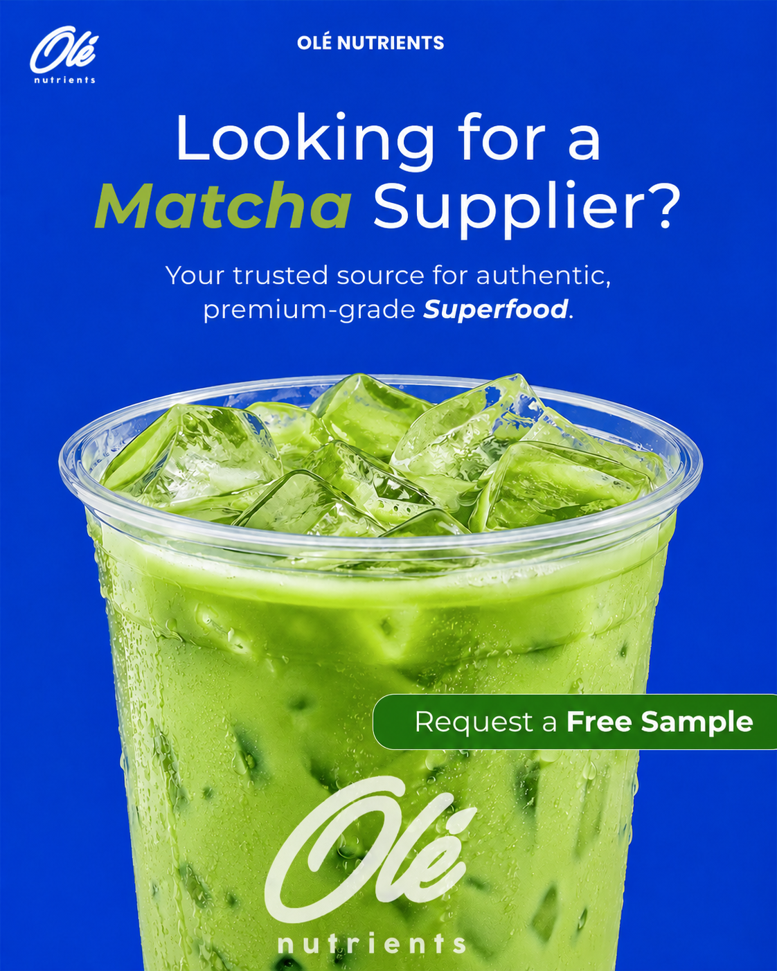 Ole nutrients Facebook ad: Looking to expand your menu or product range?