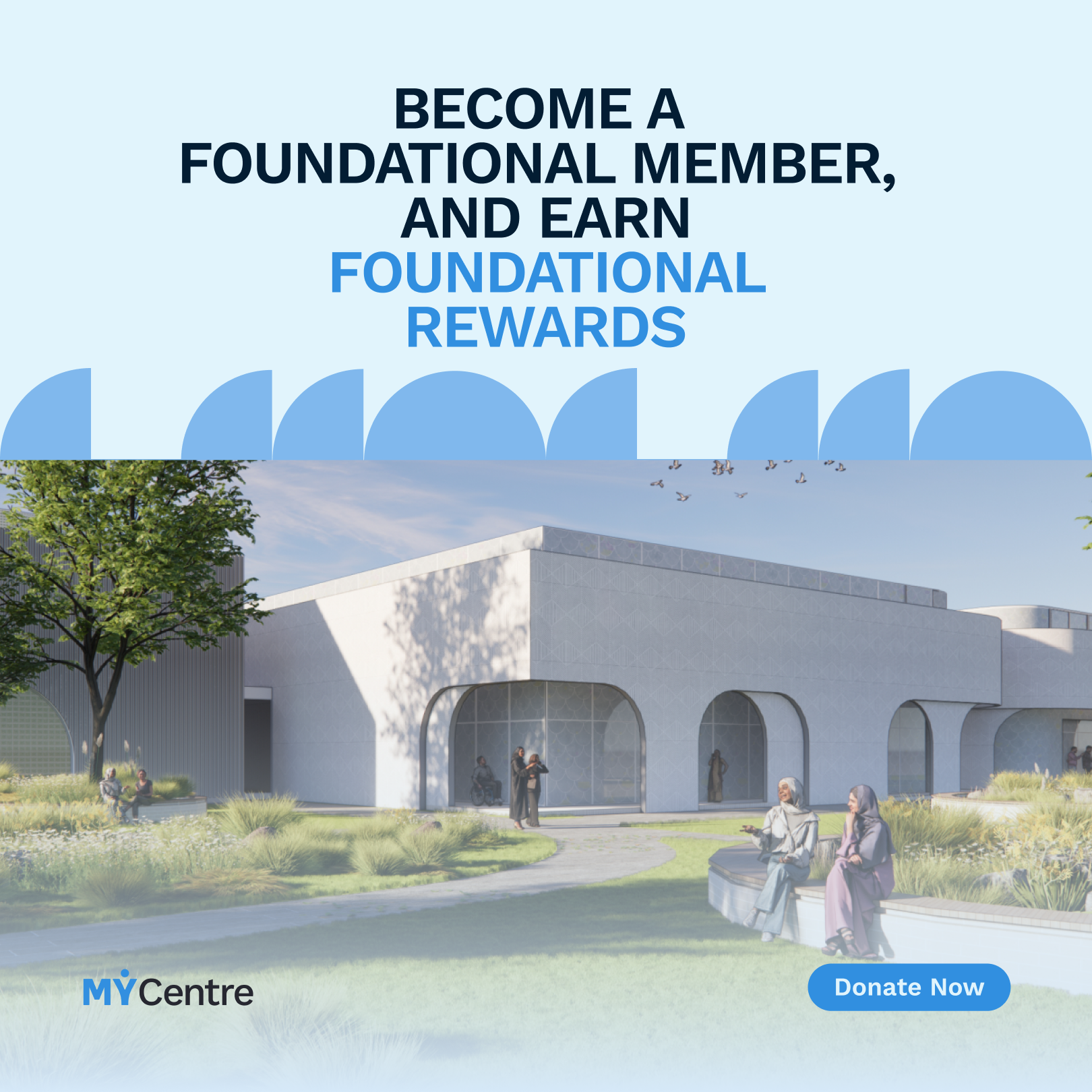 IISNA MyCentre Facebook ad: Imagine earning rewards from every single prayer offered…