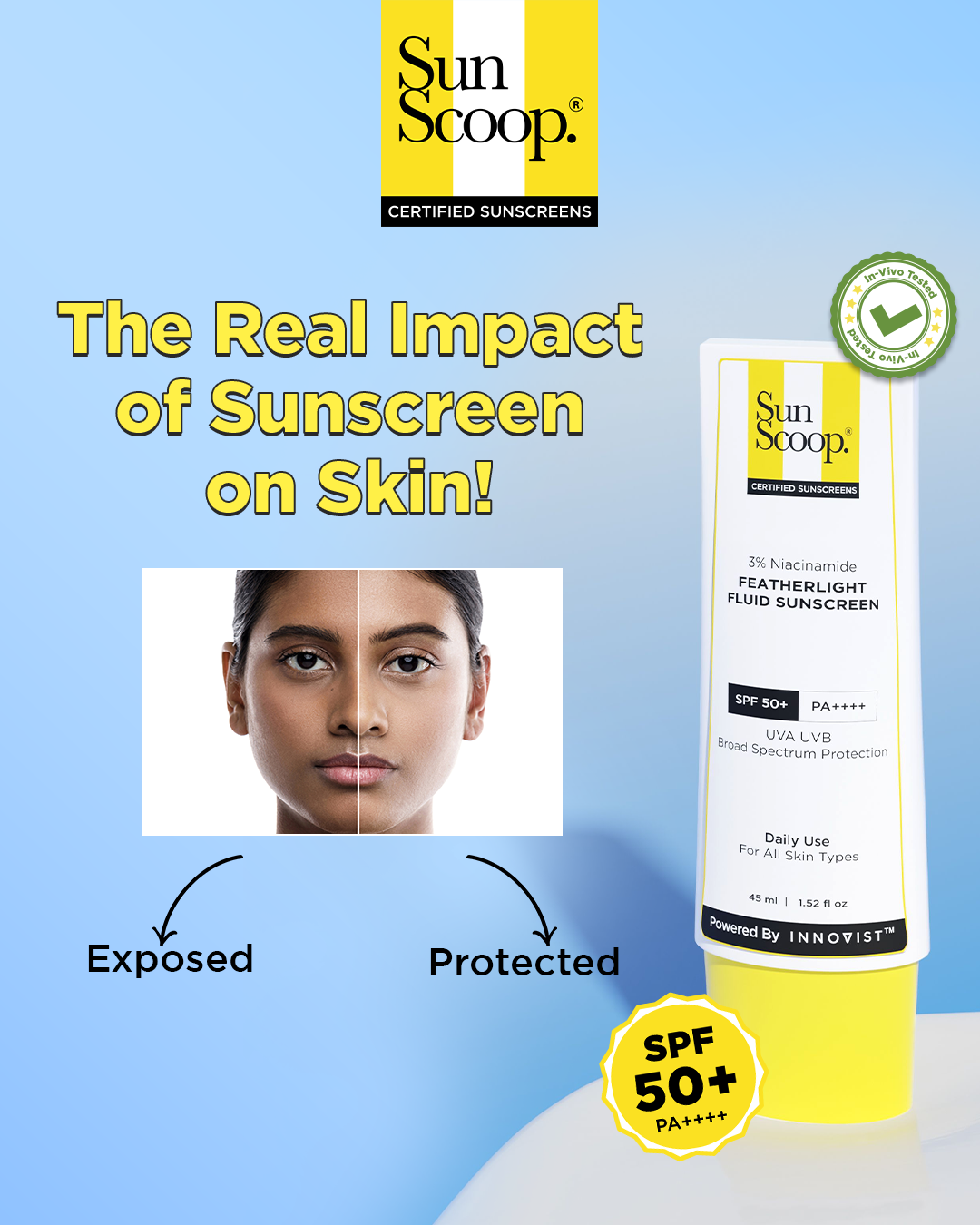 Sunscoop SPF Facebook ad