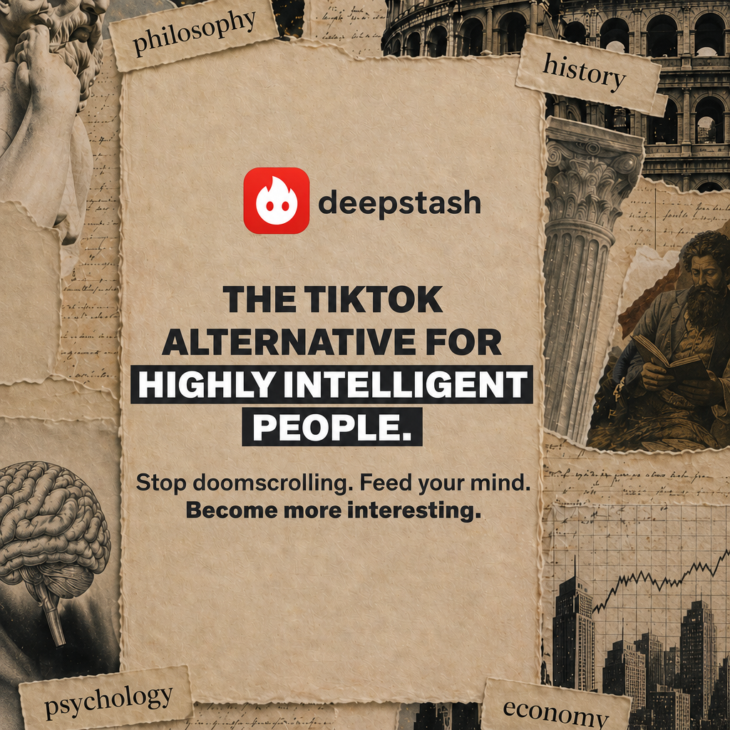 Deepstash Facebook ad