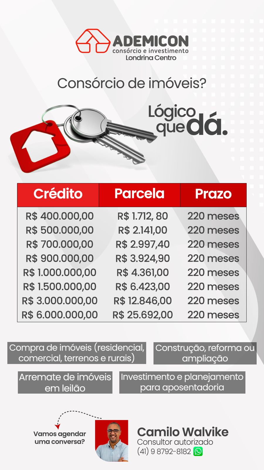 CA Camilo Ademicon Facebook ad from Jun 13, 2026