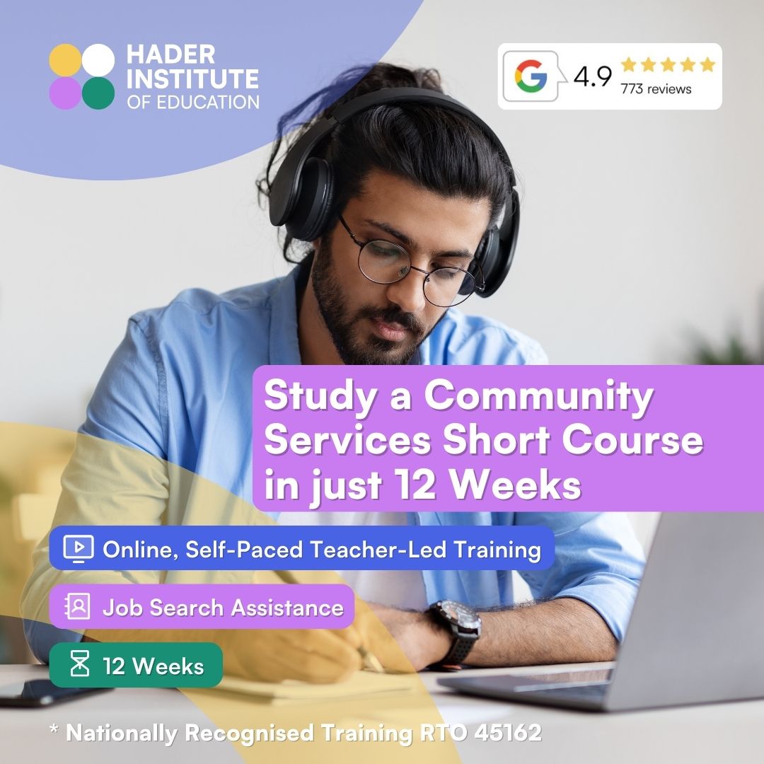 Hader Institute of Education RTO 45162 Facebook ad
