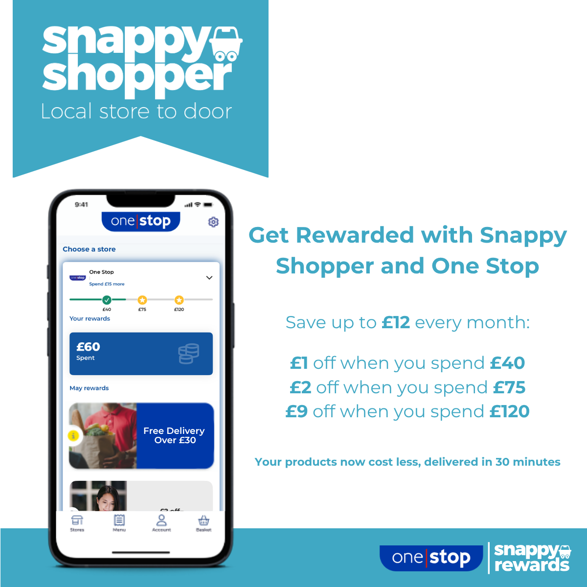One Stop Facebook ad: Order online now