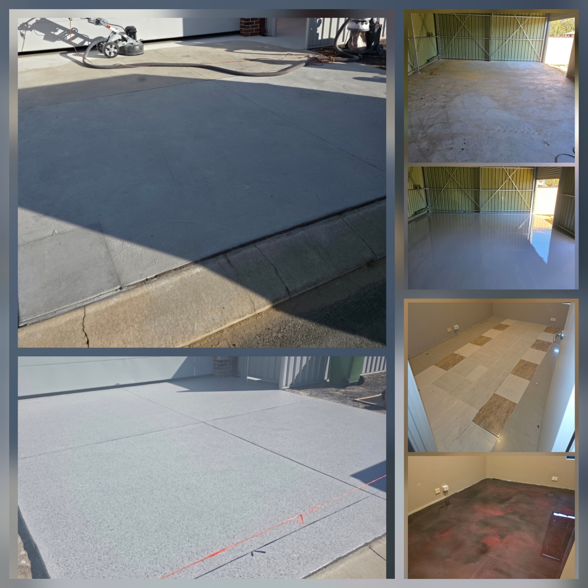 LJ Epoxy Flooring Facebook ad: Chat in Messenger