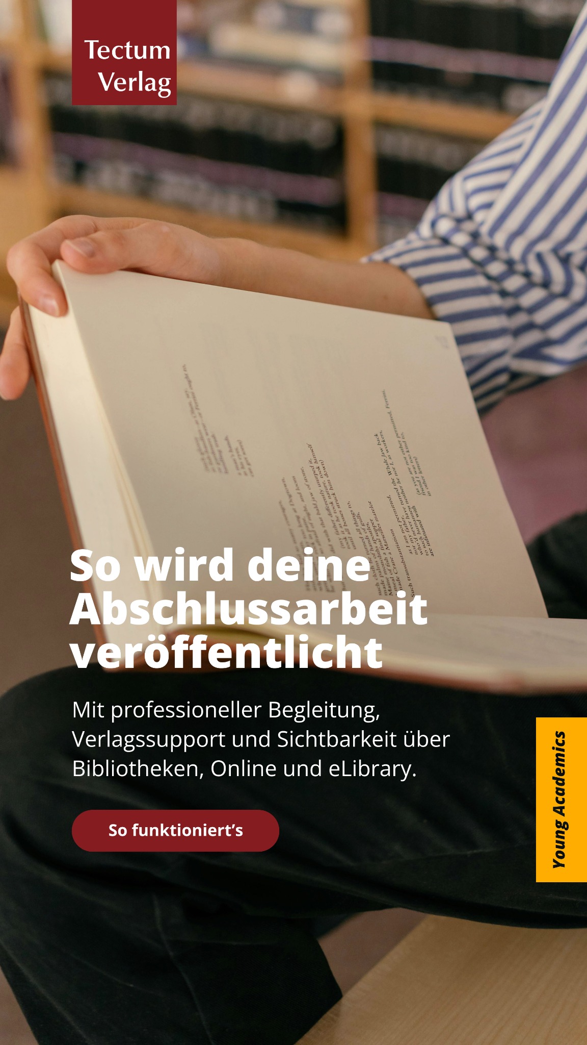 Tectum Verlag Facebook ad from Jul 15, 2026