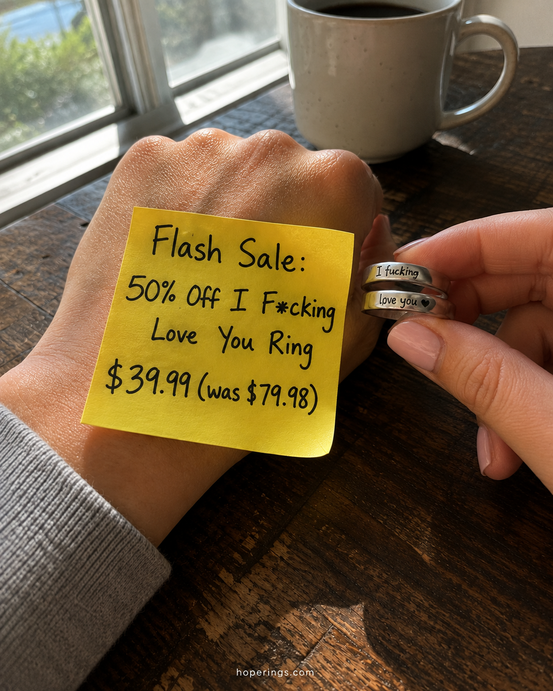 Hope Rings Facebook ad