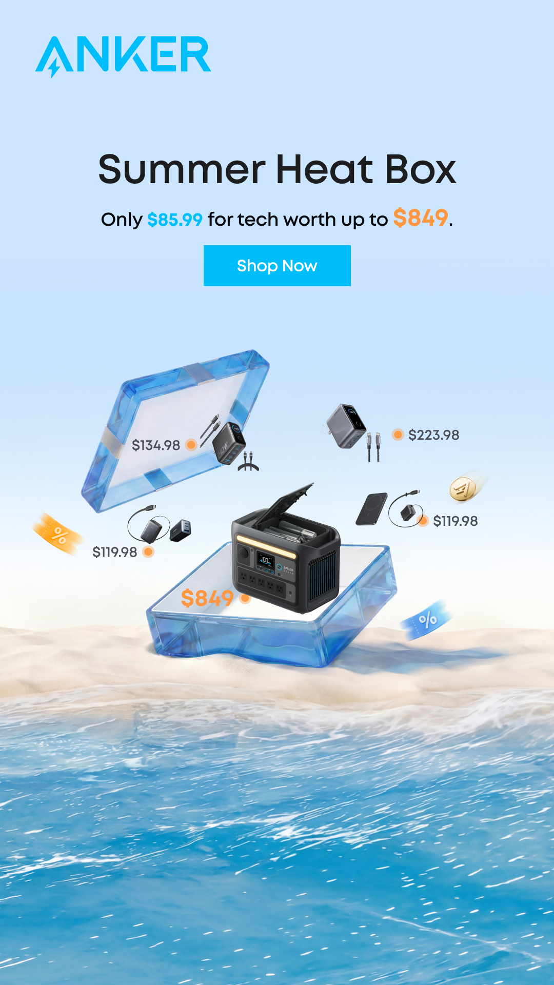 Anker Facebook ad
