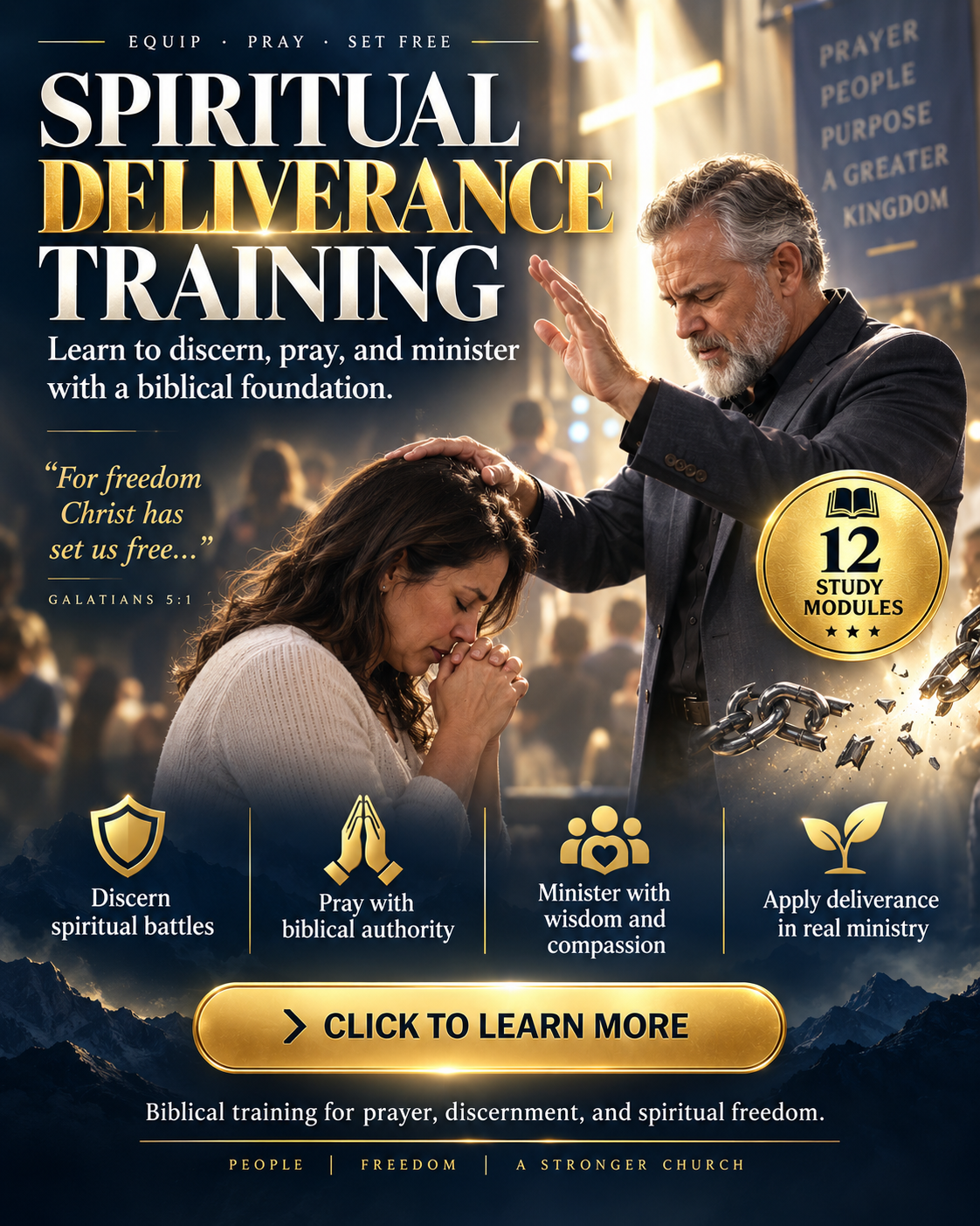 Christian Knowledge Facebook ad: Click Learn More