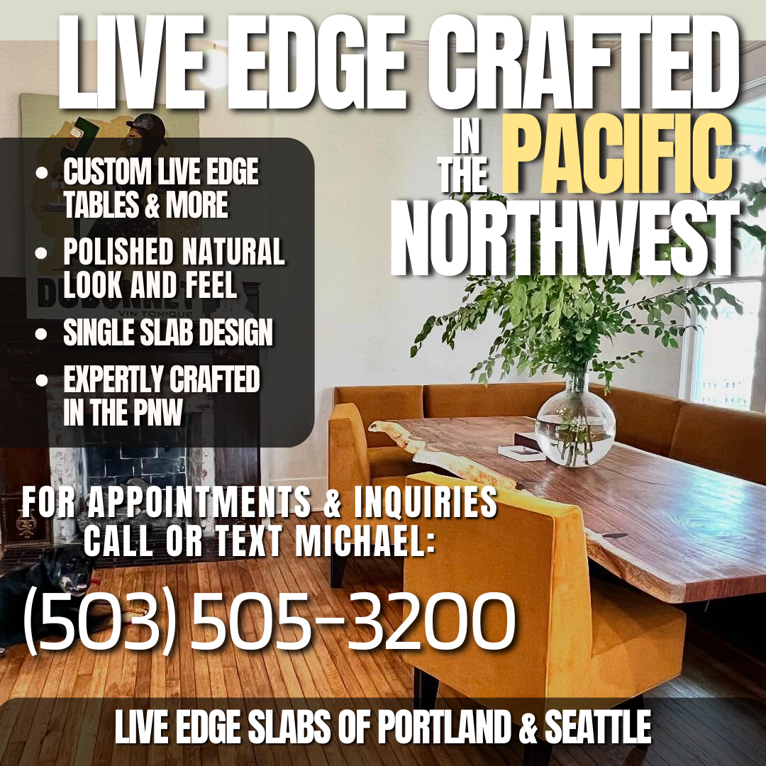 Live Edge Slabs of Portland and Seattle Facebook ad