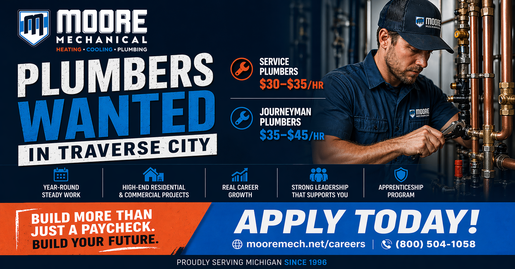 Moore Mechanical Facebook ad