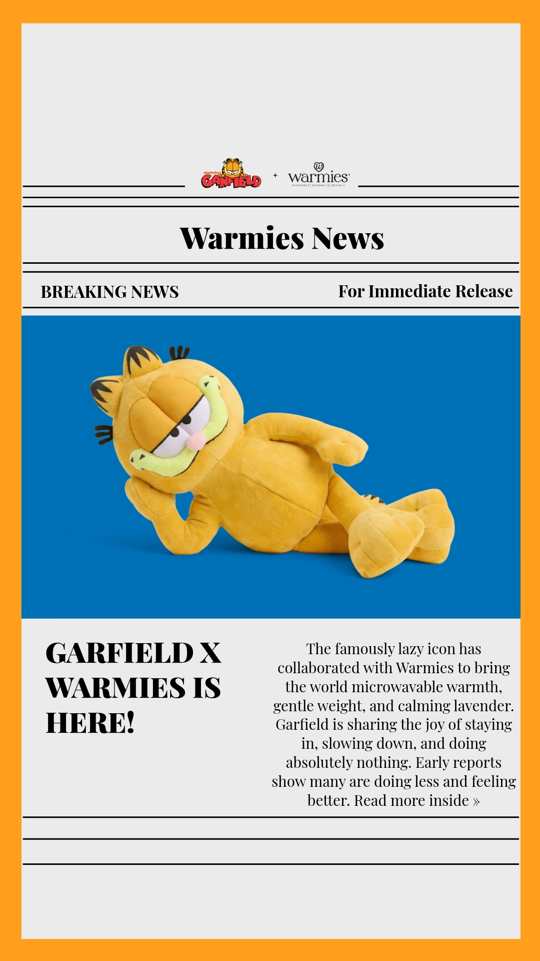 Warmies USA Facebook ad
