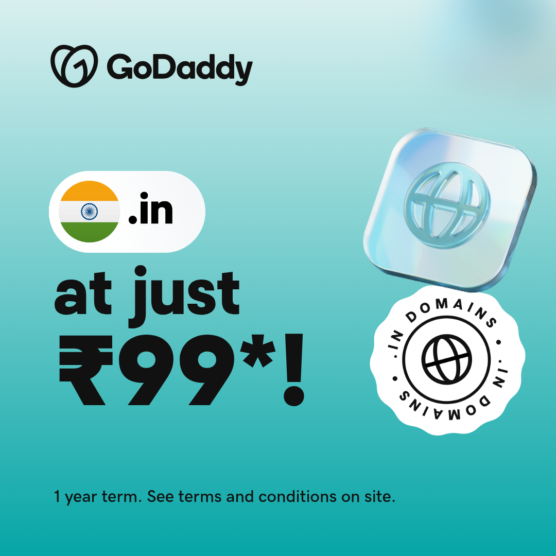 GoDaddy Facebook ad