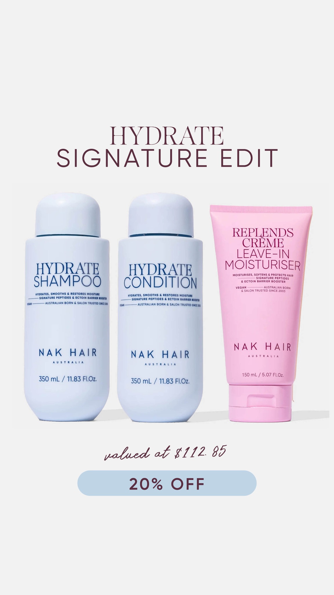 NAK Hair Facebook ad