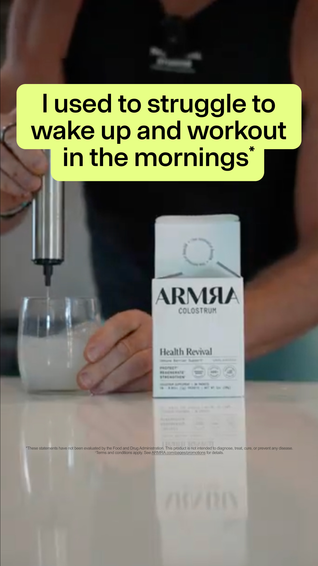 ARMRA Facebook ad