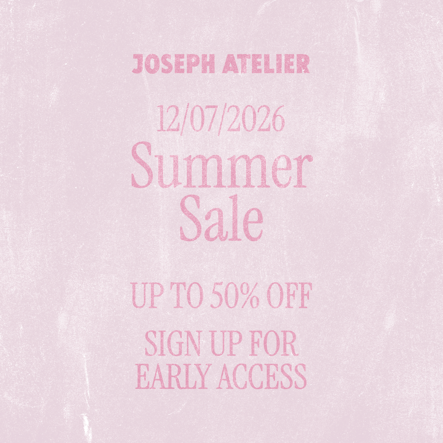Joseph Atelier Facebook ad