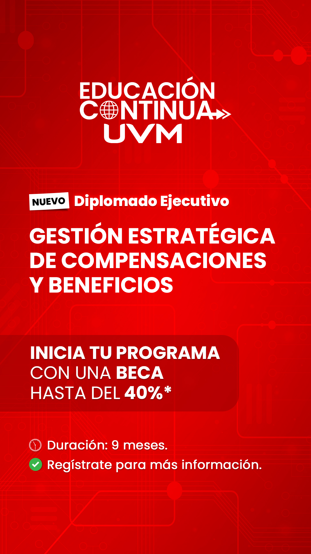 UVM Facebook ad