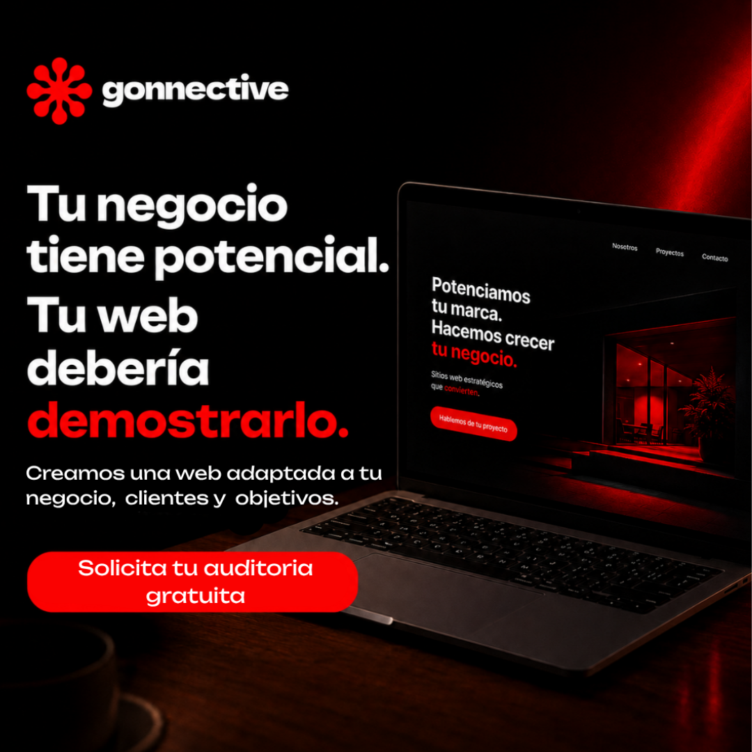 Gonnective Facebook ad: Consigue tu auditoría web GRATIS
