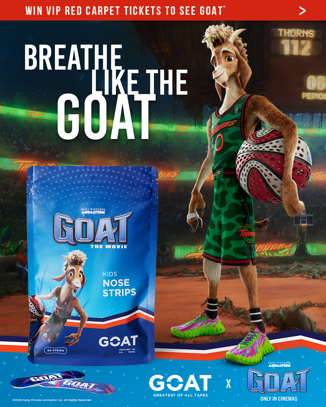 The GOAT  Facebook ad