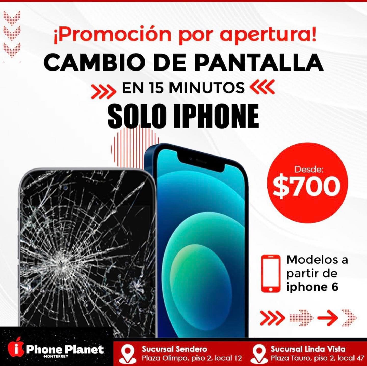 IPhonePlanet Mty Facebook ad: GRAN APERTURA una sucursal más para tu comodidad…