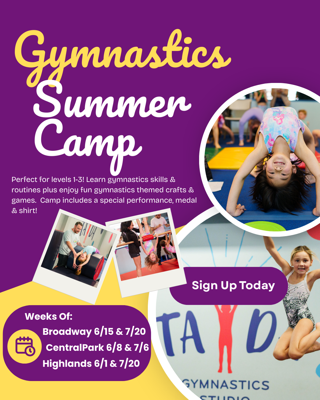 Ta Da Gymnastics Studio Facebook ad: Ta Da Gymnastics | Denver's Boutique Gymnastics Studio
