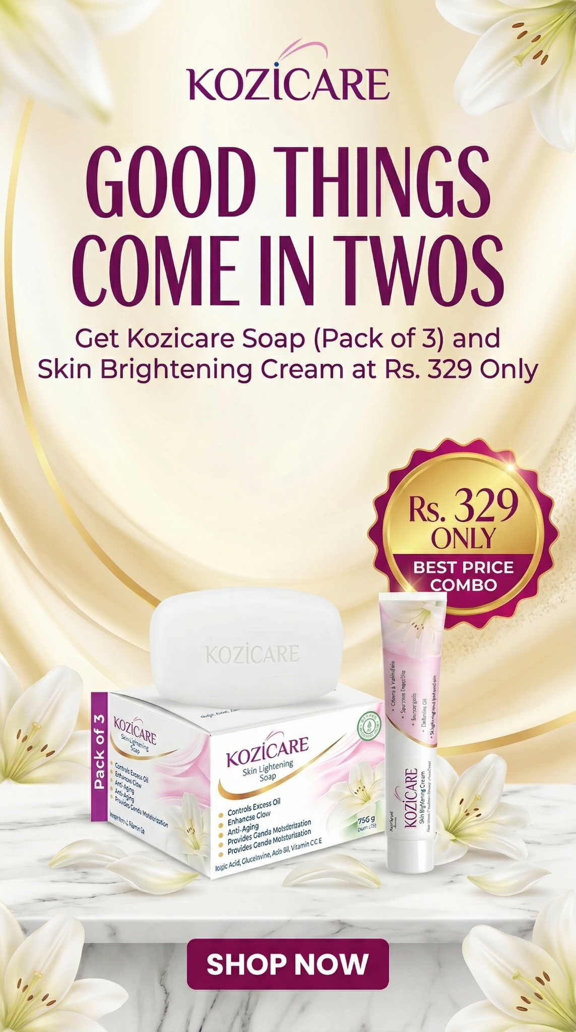 Kozicare - Skin & Body Care Facebook ad