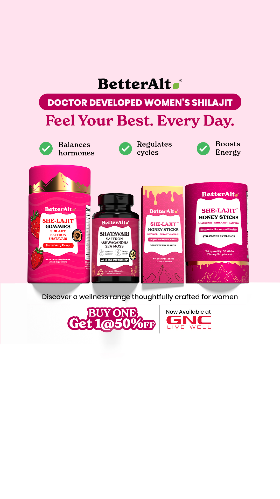 GNC Live Well Facebook ad