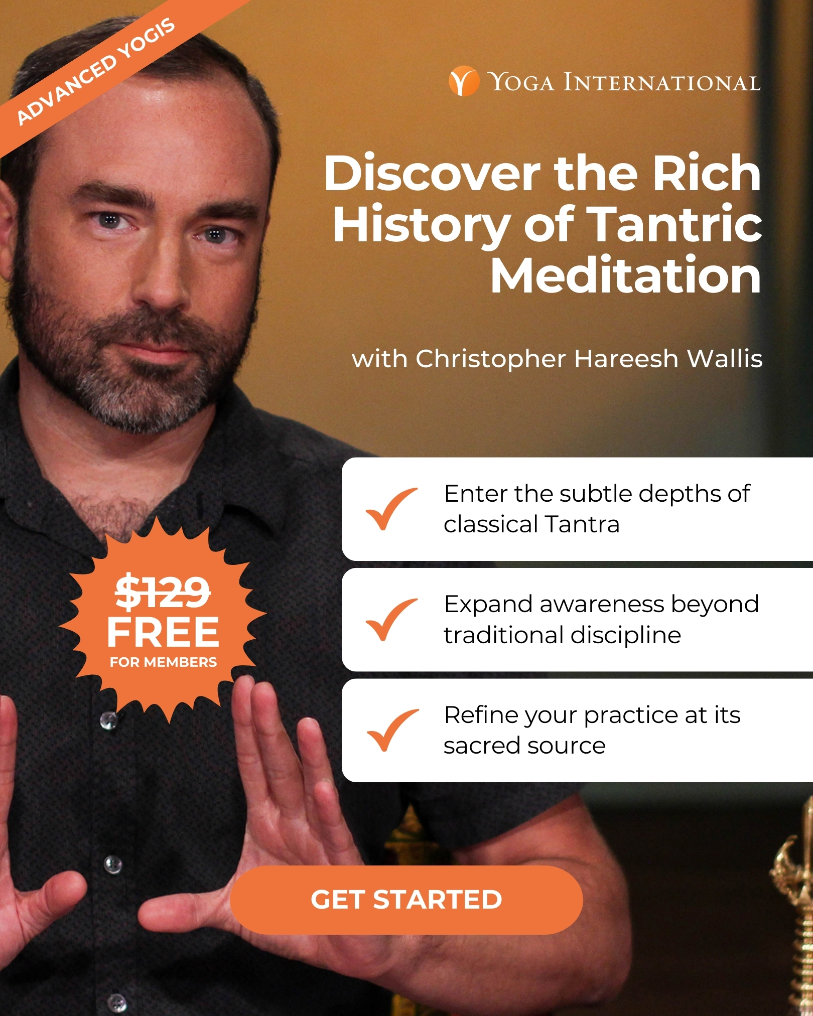 Yoga International Facebook ad