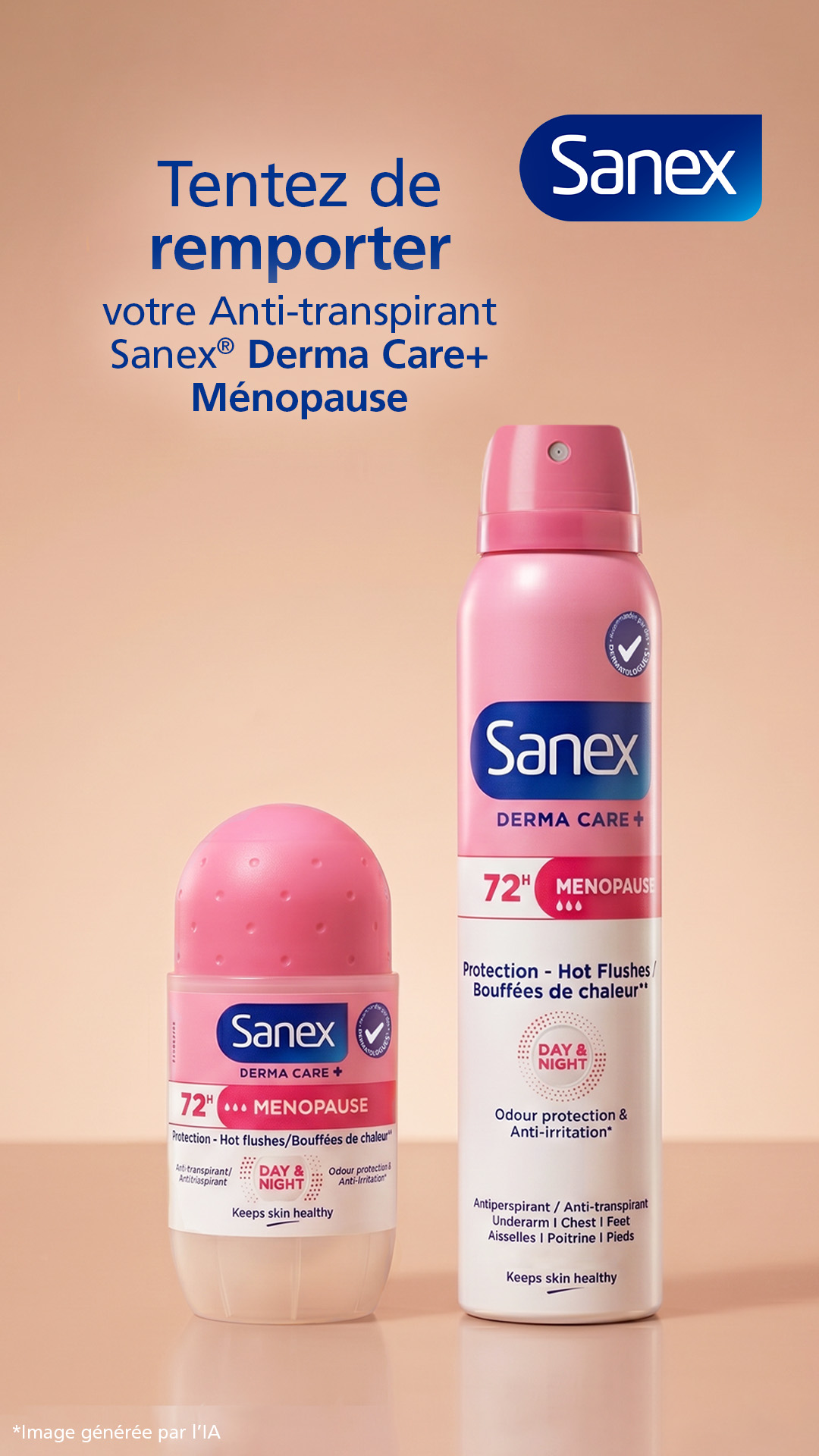 SANEX France Facebook ad from Jul 10, 2026
