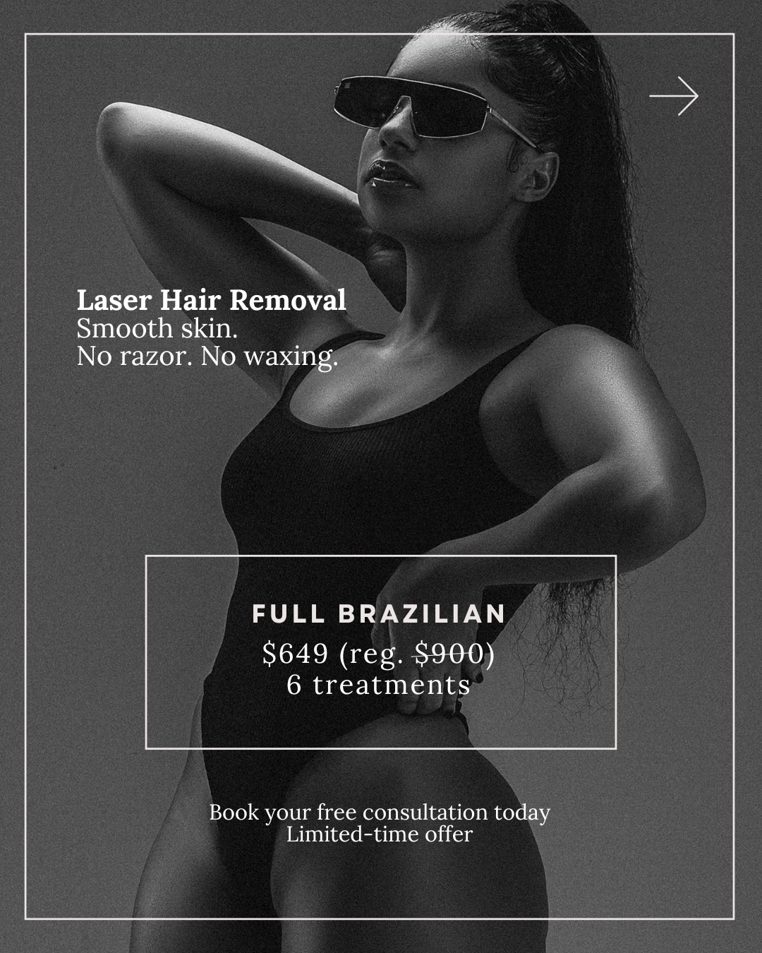 Fade Away Laser & Skin Centre Facebook ad