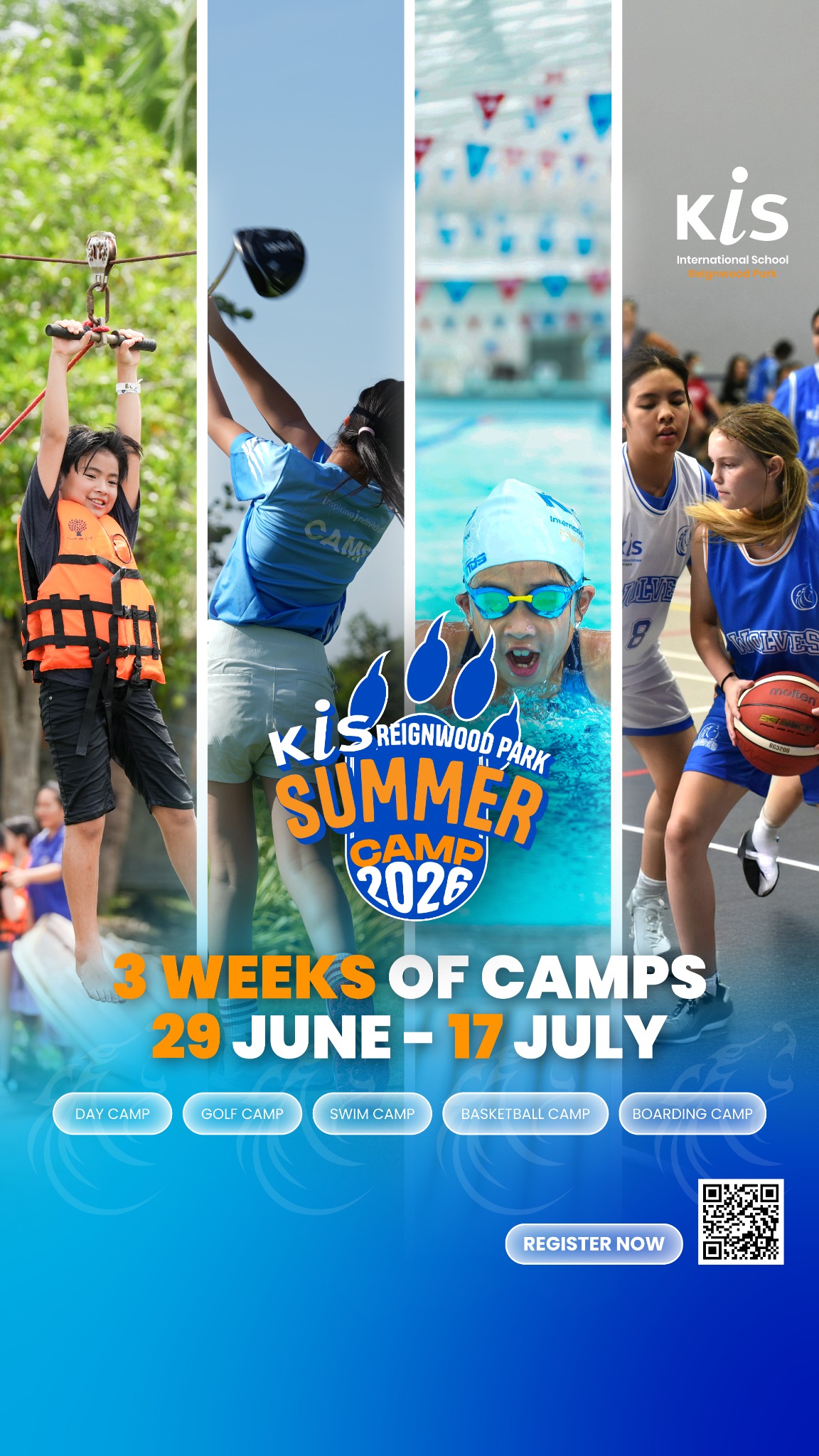 KIS International School Reignwood Park Facebook ad from Apr 7, 2026