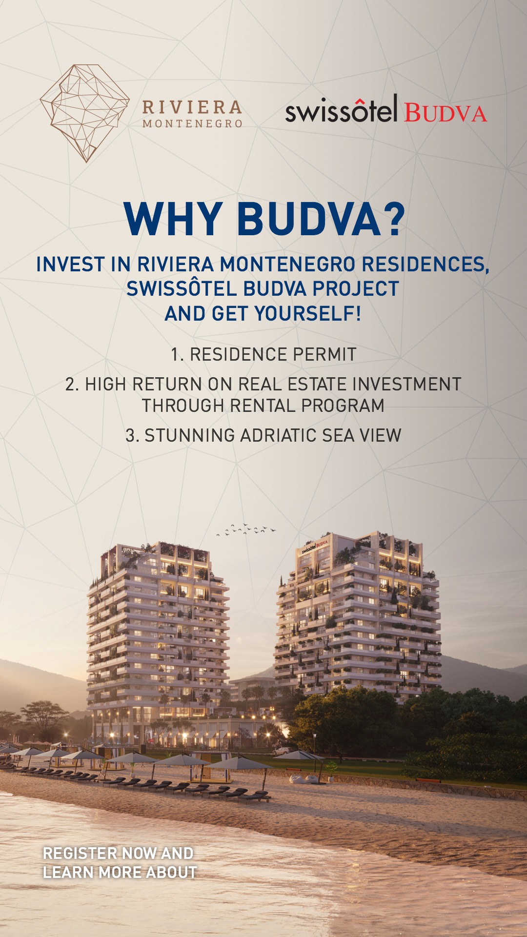 Riviera Montenegro Hotel & Residences Facebook ad