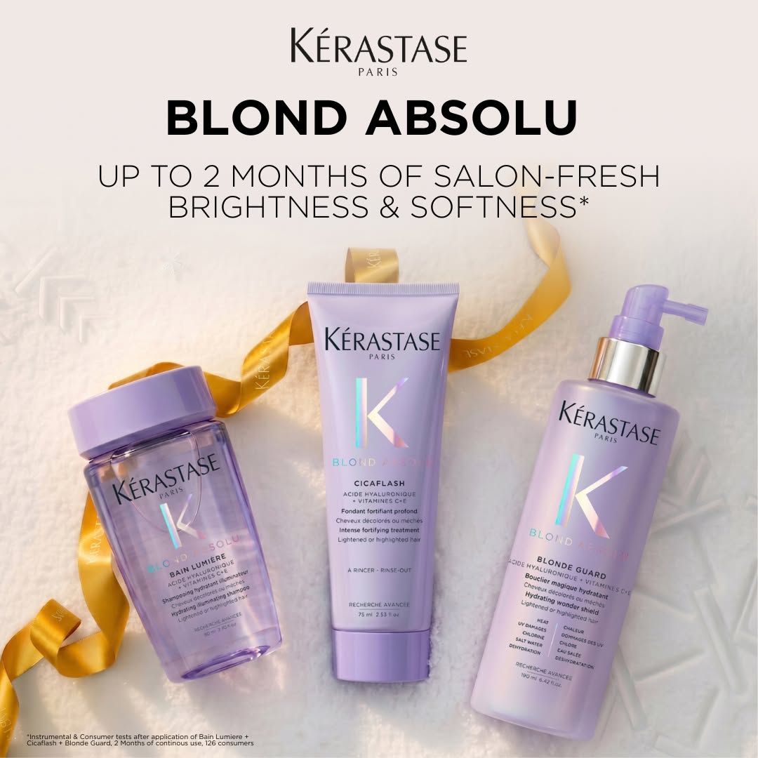 Kérastase Facebook ad: Shop Blond Absolu