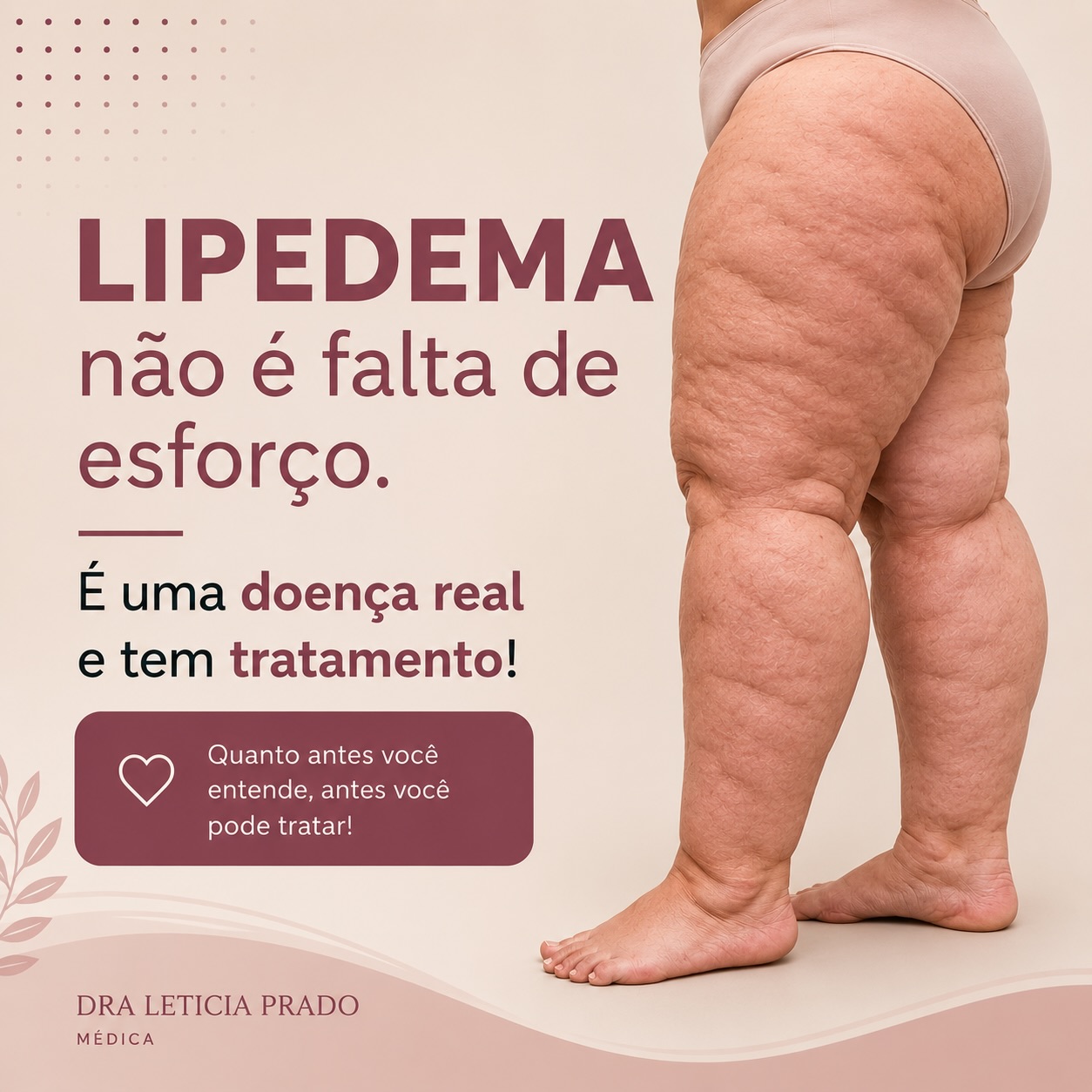 draleticiaprado Facebook ad: Você já sentiu que suas pernas parecem desproporcionais…