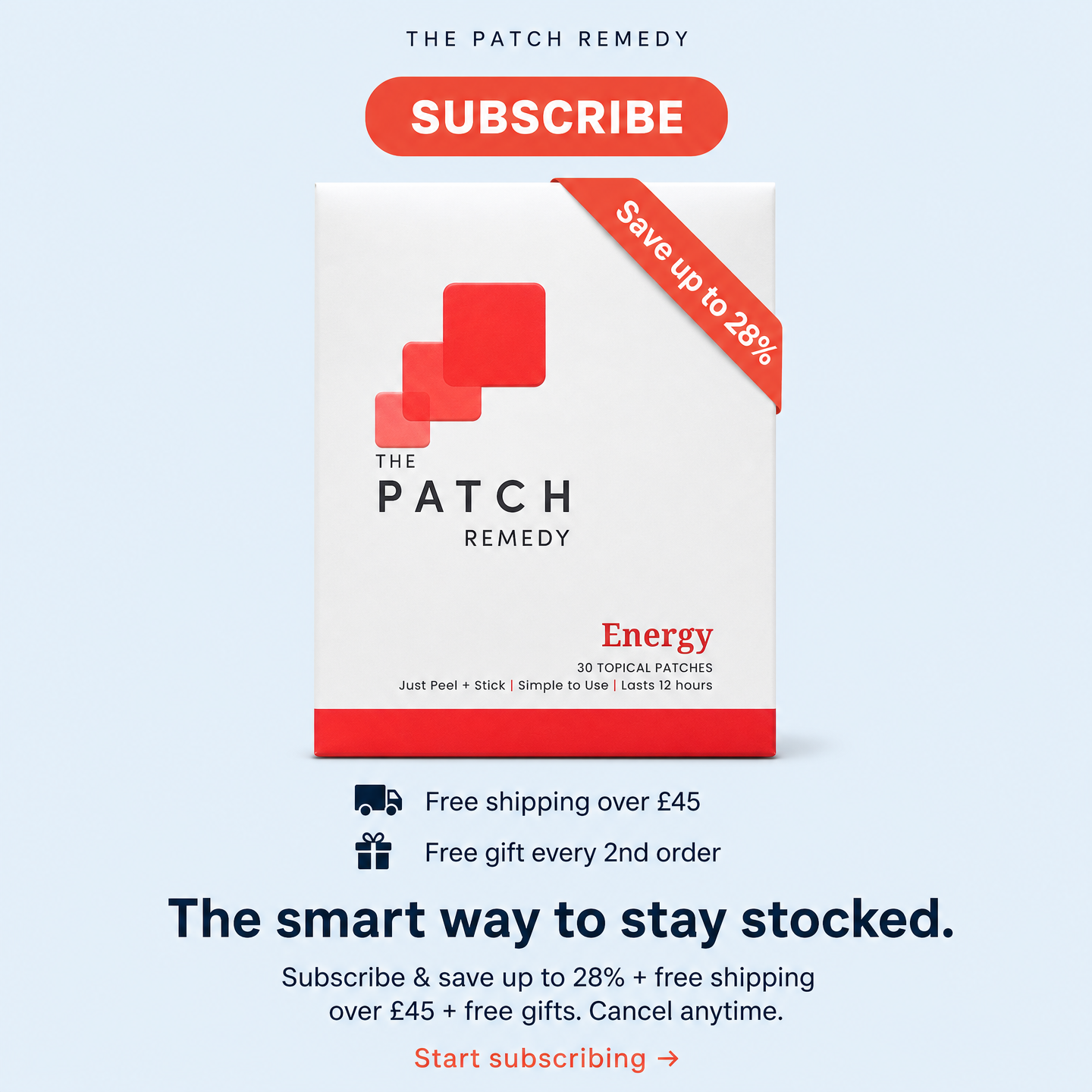 The Patch Remedy Facebook ad