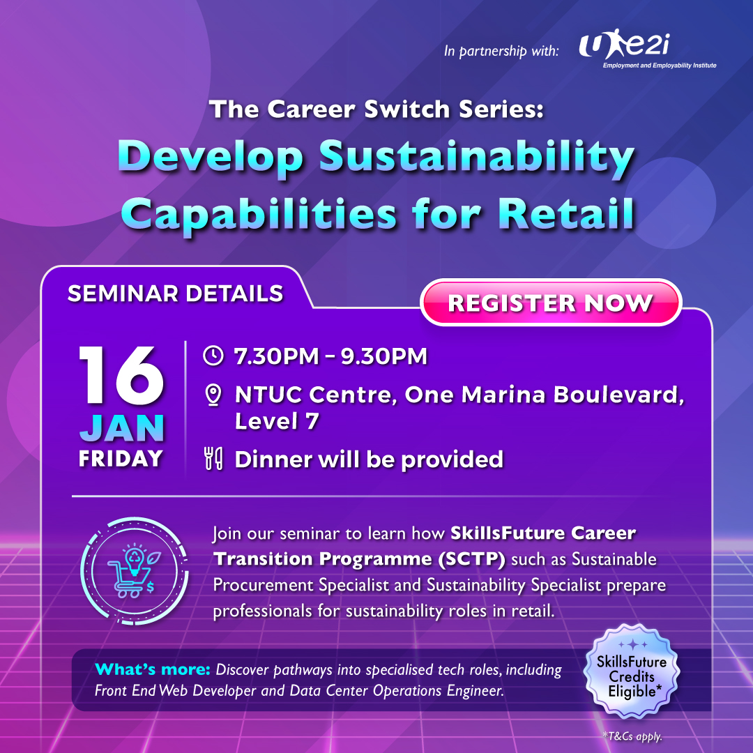 NTUC LearningHub Facebook ad