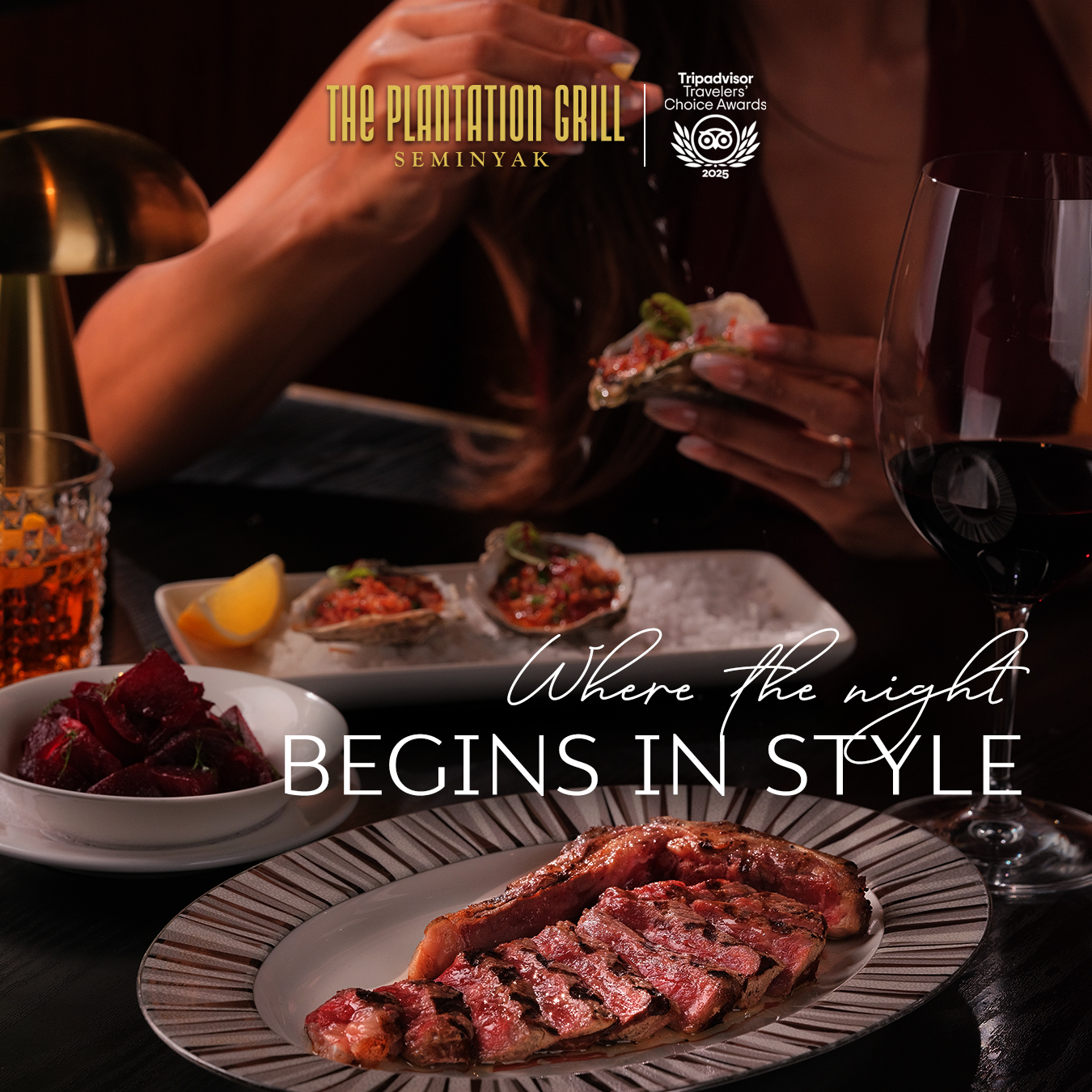 The Plantation Grill Facebook ad from Oct 23, 2025