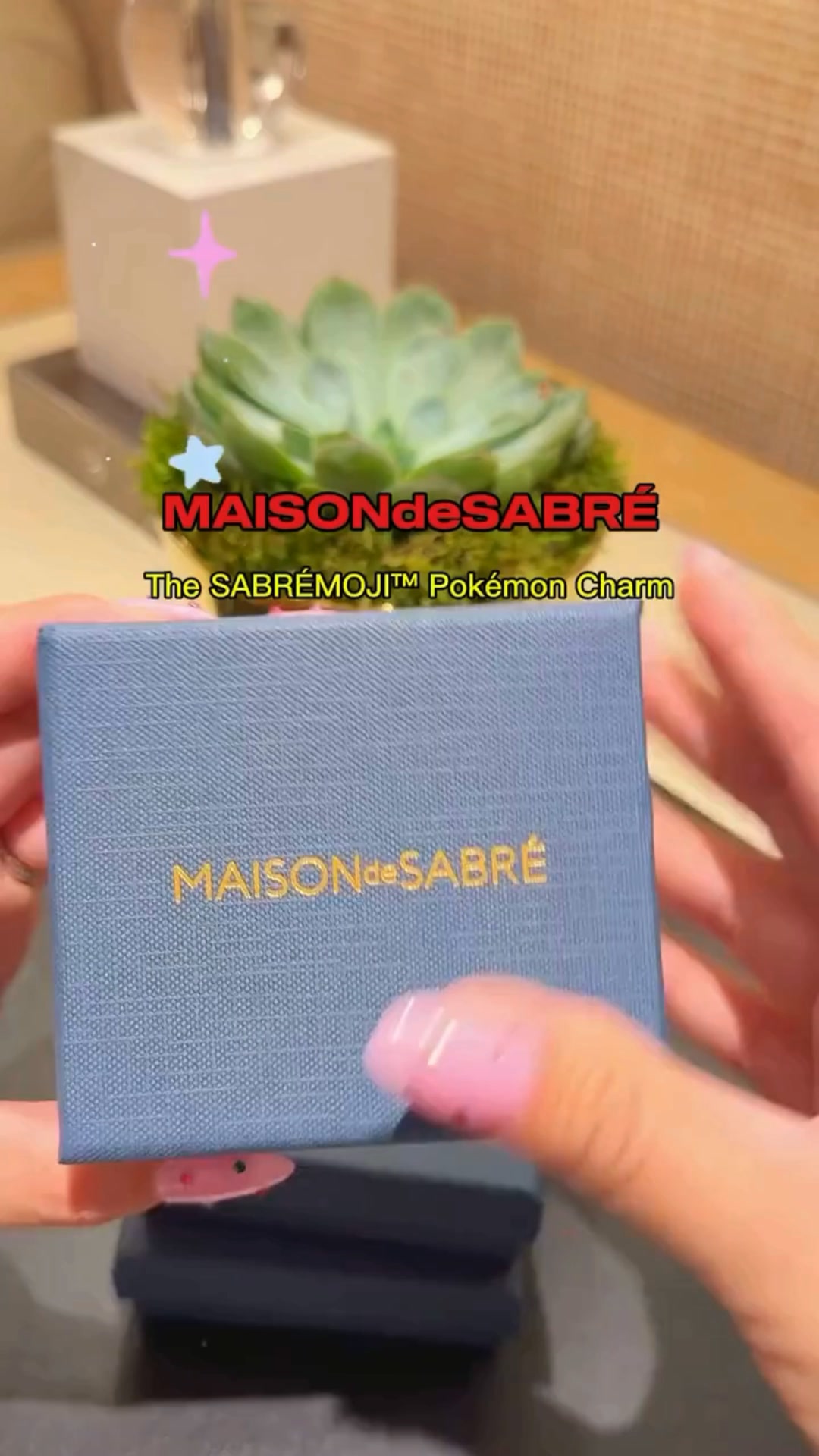 MAISON de SABRÉ Facebook ad: Unboxing my new MAISON de SABRÉ Pokémon Charms!