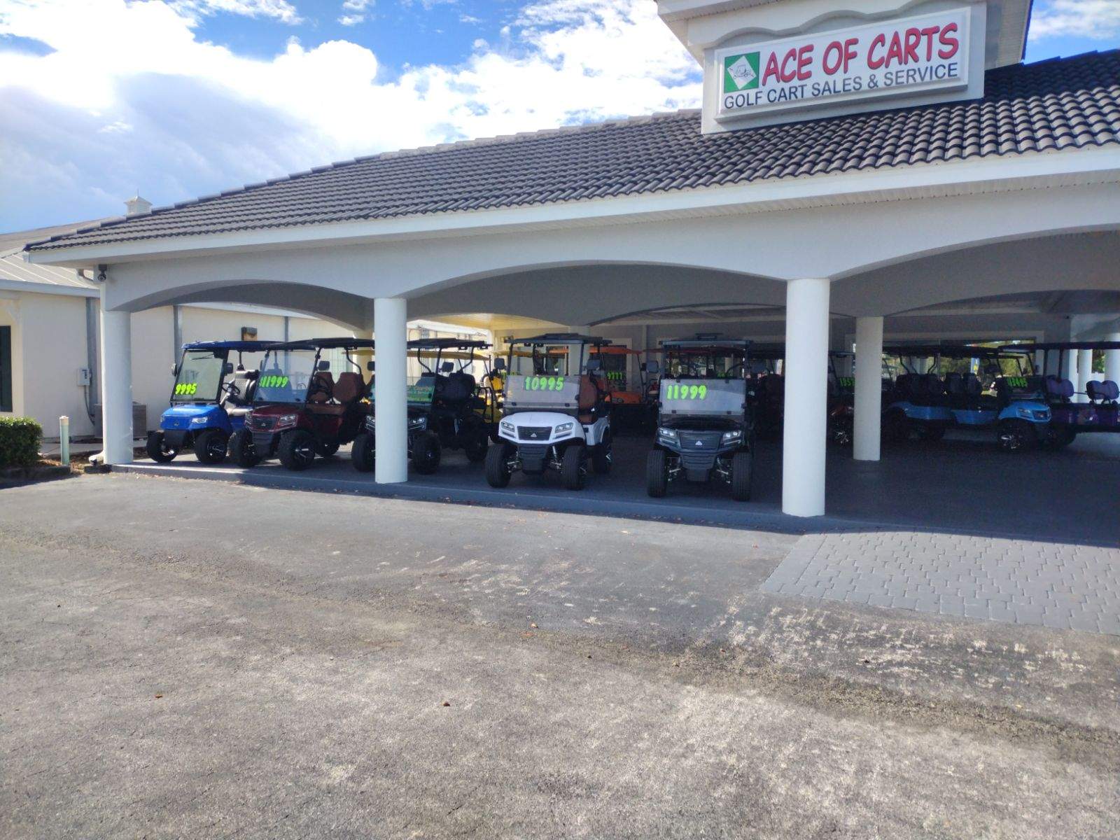 ACE of Carts Facebook ad: Welcome - Ace of Carts