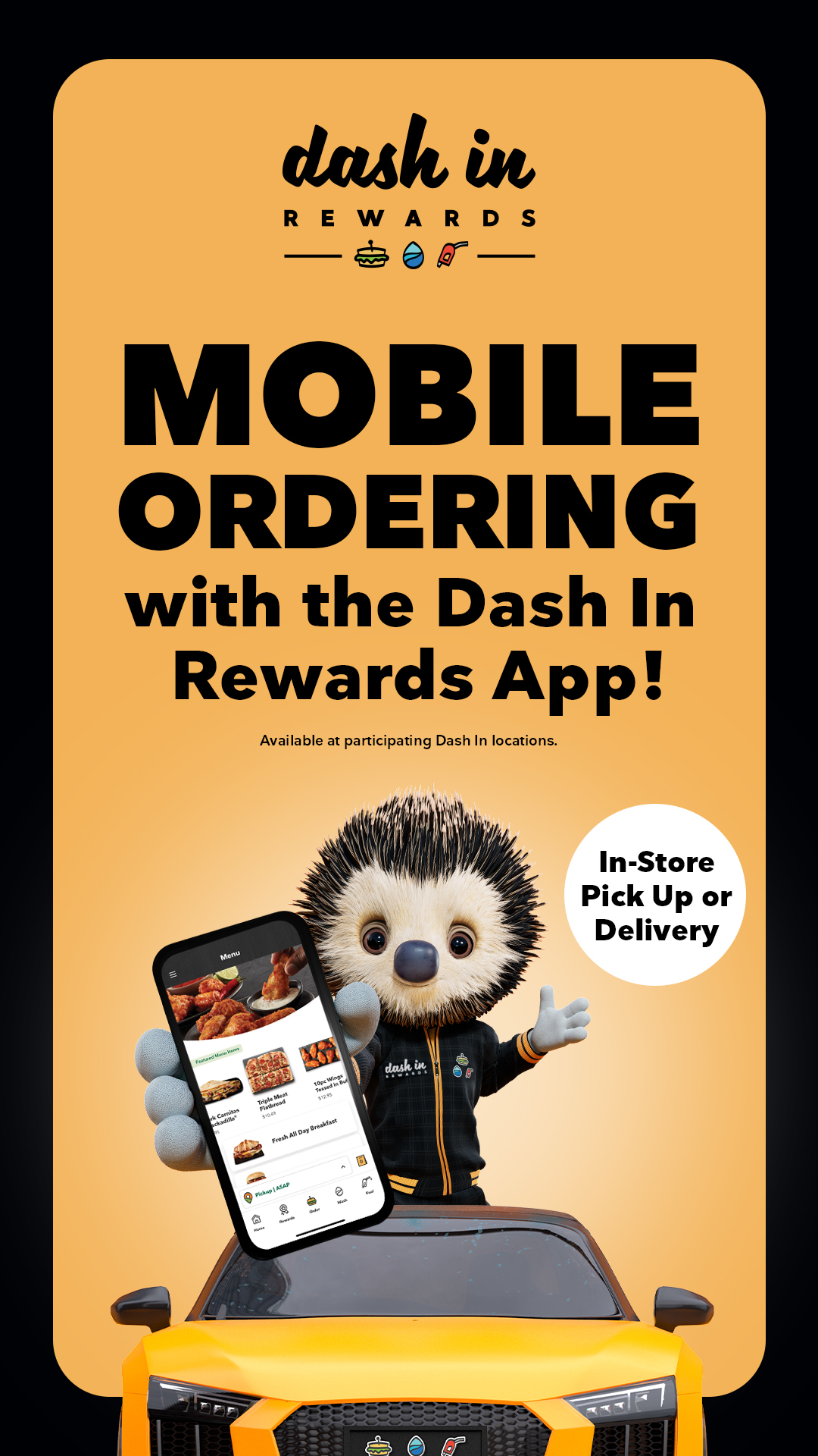 DASH IN Stores Facebook ad