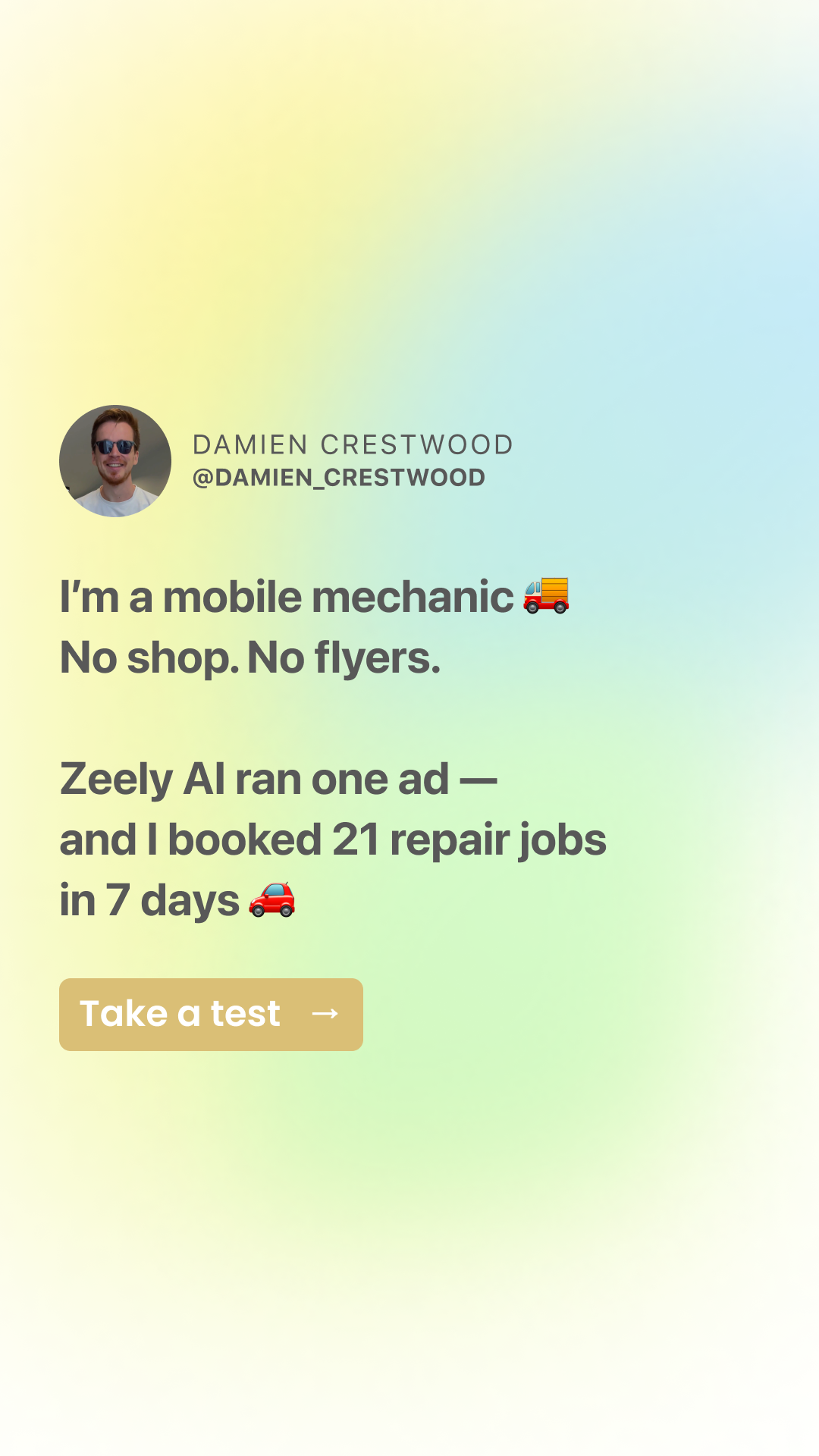 Zeely Facebook ad